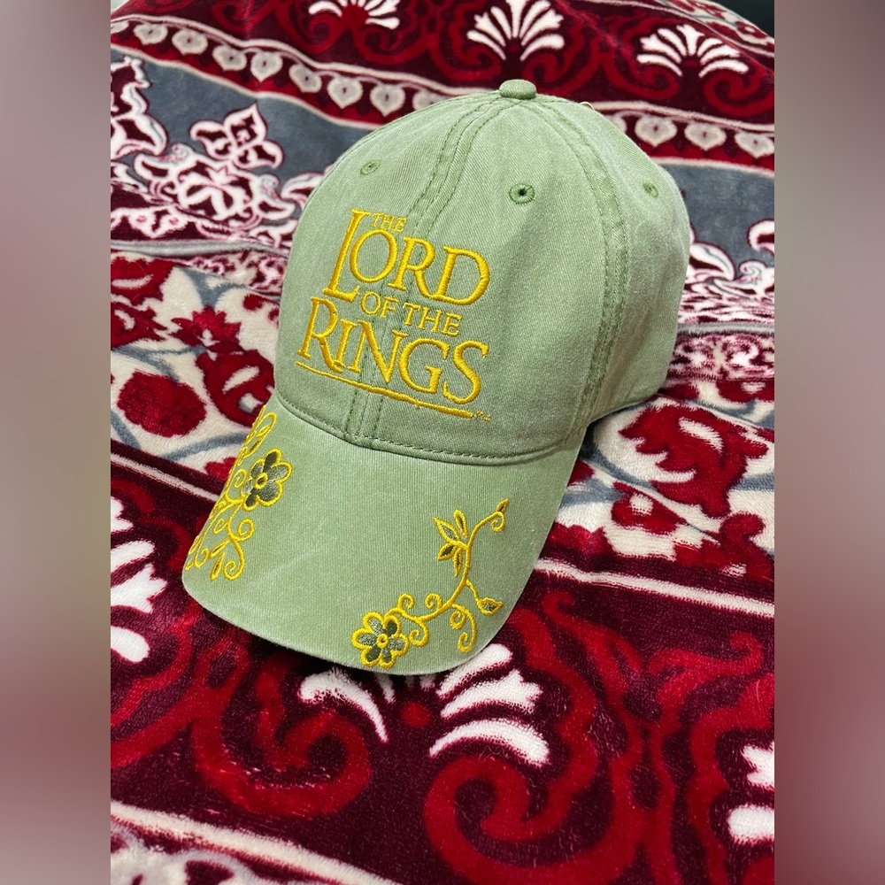 Lord of the Rings cap hat yellow green Embroidery